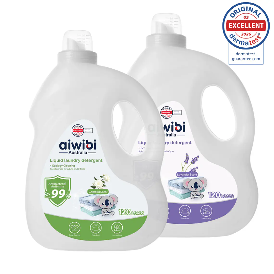 Aiwibi Detergente Líquido Antibacteriano para Bebés 3lts 1