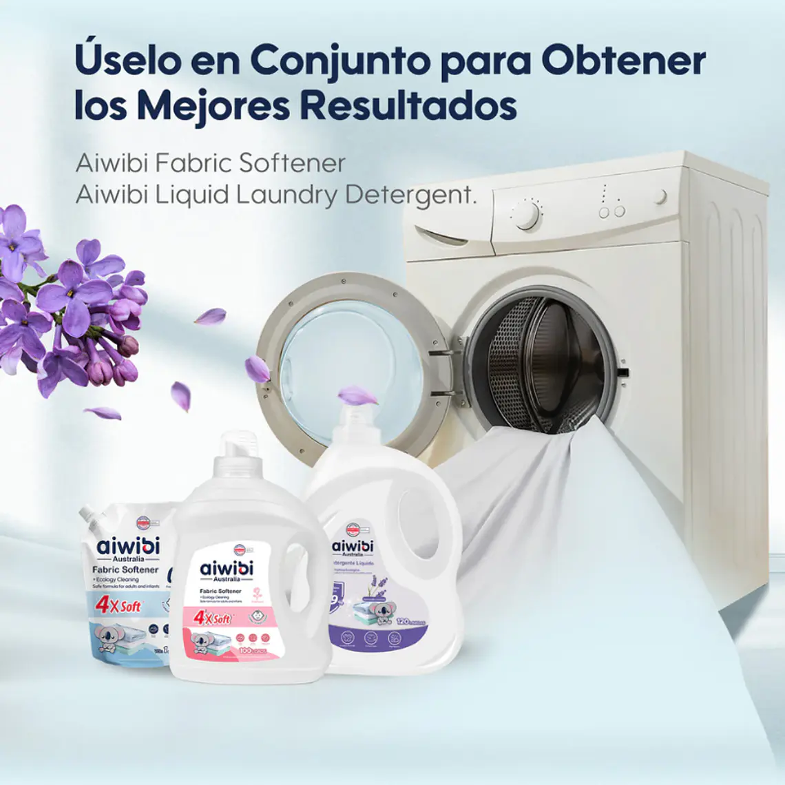 Aiwibi Detergente Líquido Antibacteriano para Bebés 3lts 11