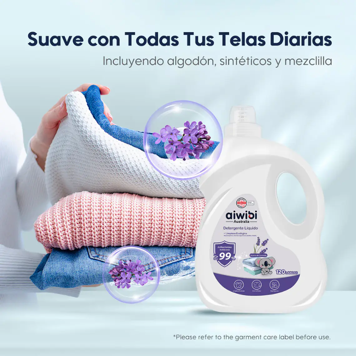Aiwibi Detergente Líquido Antibacteriano para Bebés 3lts 5