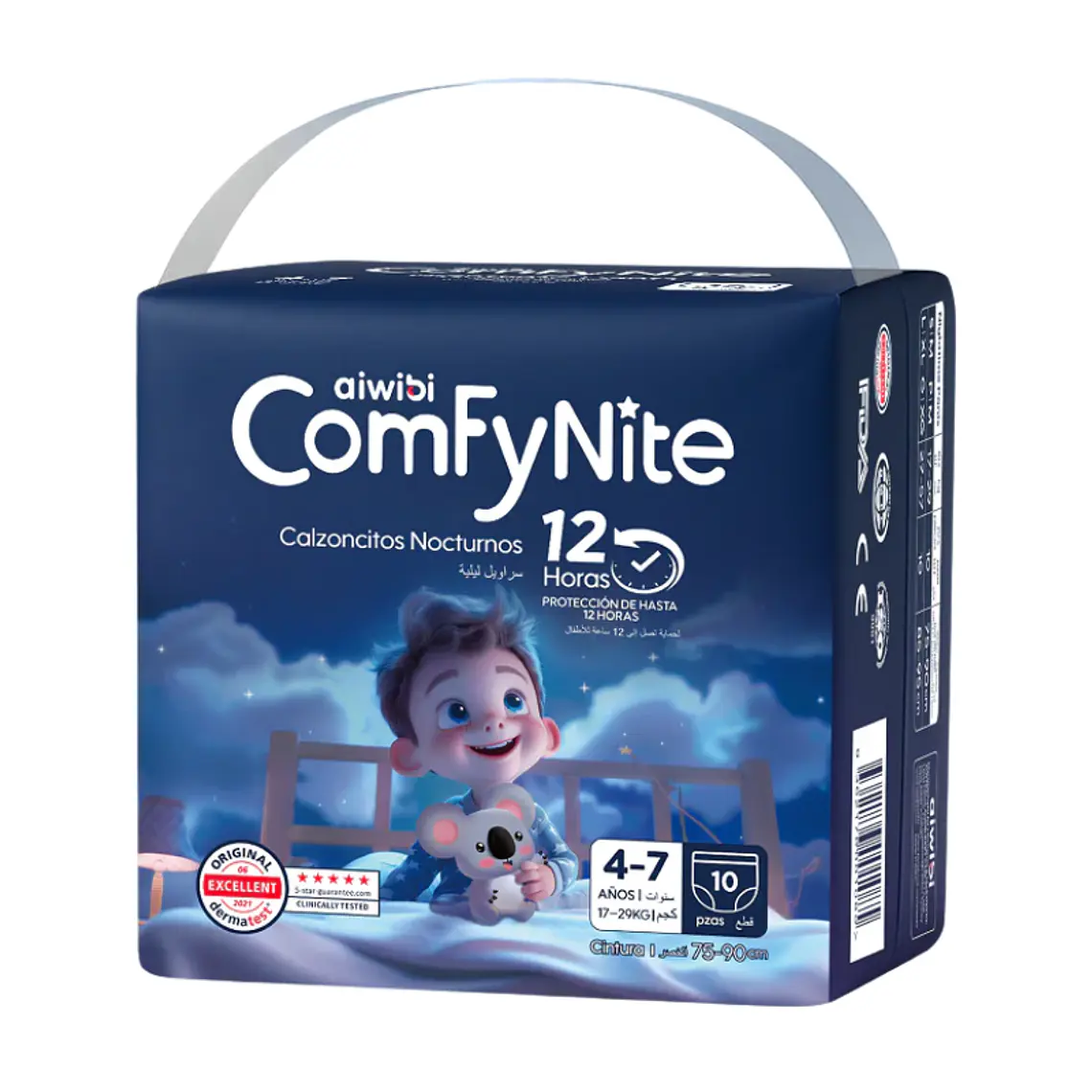 Aiwibi ComfyNite Calzoncitos Nocturnos - 4 a 7 años (17 a 29 kilos) 1