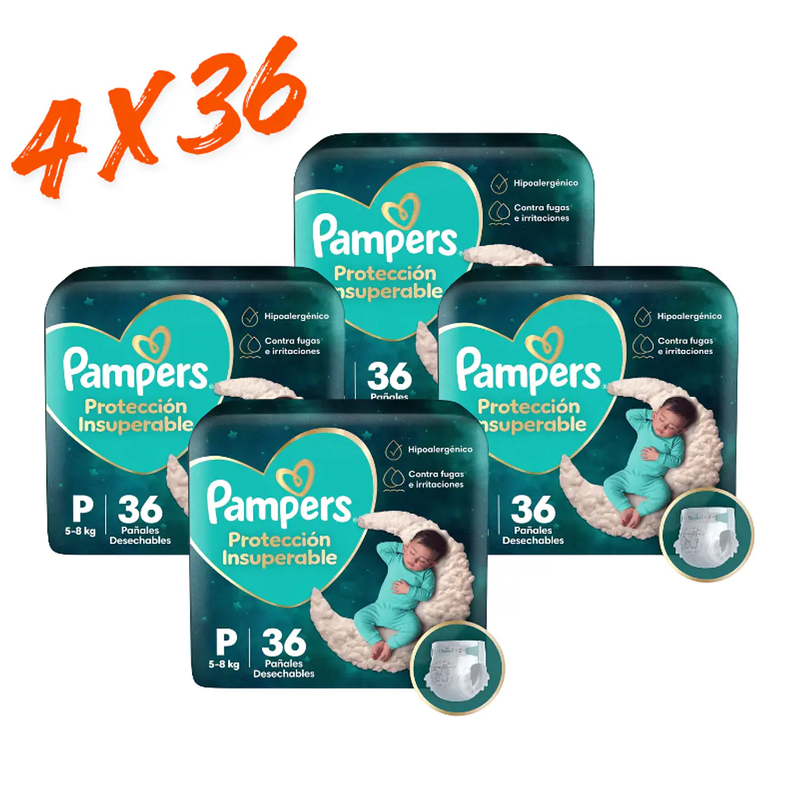 Pampers Protección Insuperable P 6