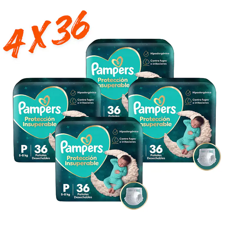 Pampers Protección Insuperable P 6