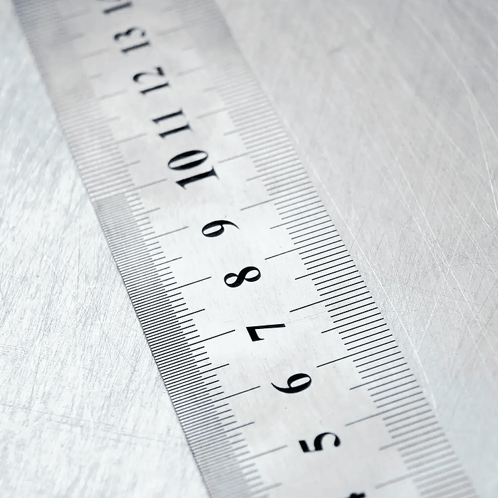 Regla de plástico de demostración de 30 cm 2