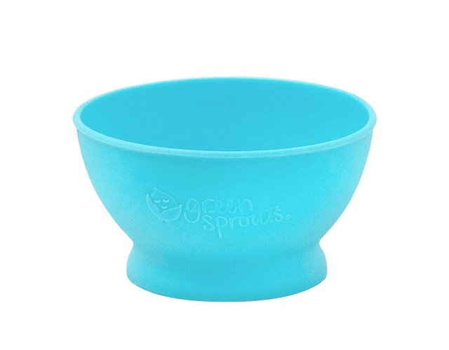 Green Sprouts Bowl adherente silicona 6+ meses Calipso