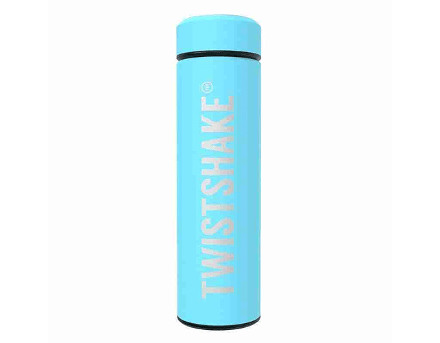Twistshake Termo para Agua  HOT & COLD 420ML  Celeste