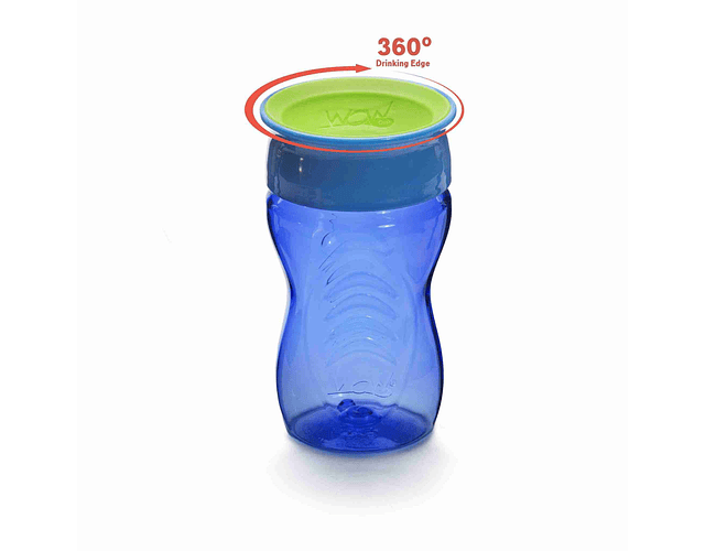 Wow Cup Vaso Tritan kids azul