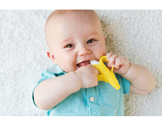 Baby Banana - Banana Cepillo de Dientes bebé mordedor