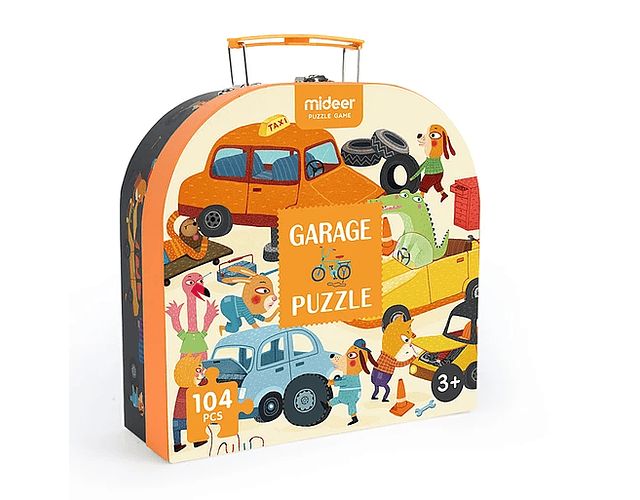 Puzzle Maleta Mi Garage 104 pcs