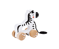 Zebra de Madera para Arrastrar 