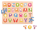 Puzzle Alfabeto de Encaje de Madera 26 Piezas 