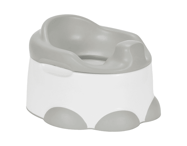 Bumbo Step n Potty Entrenador Baño Gris