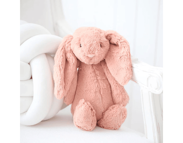 Jellycat Peluche Conejo Rosa Blush Mediano