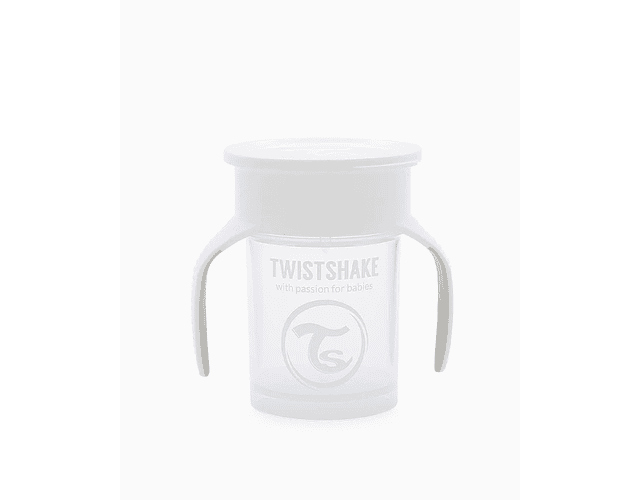 Twistshake Vaso 360° Color Blanco