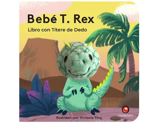 Libro Libro Con Titere De Dedo - Bebe T.rex