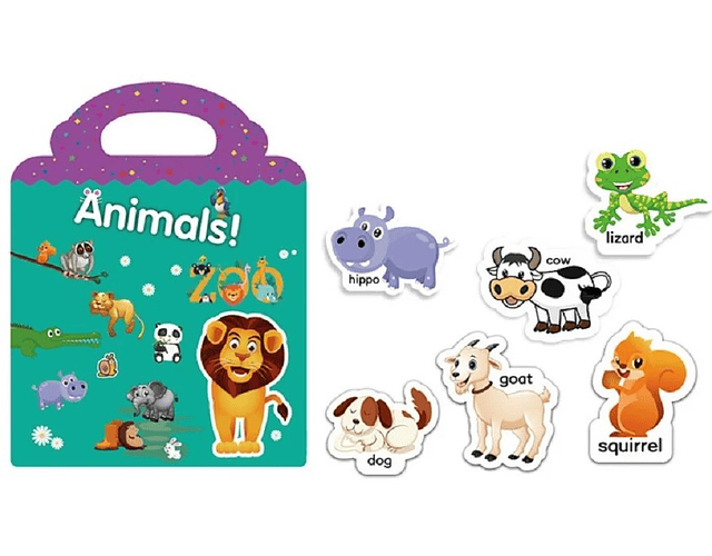 Set stickers Libro escena reutilizables