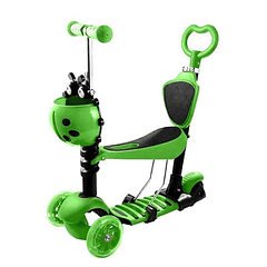 Scooter 5 en 1 verde