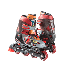 Patines lineal hotwheels set completo