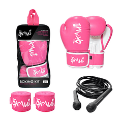Boxing kit okami 12oz rosado