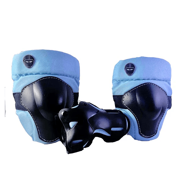 Set de 3 protecciones multisport nutcase - sky  +8 años 1