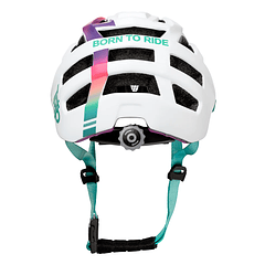 Casco trip enduro white/turq s/m