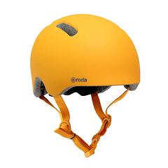 Casco roda s naranjo