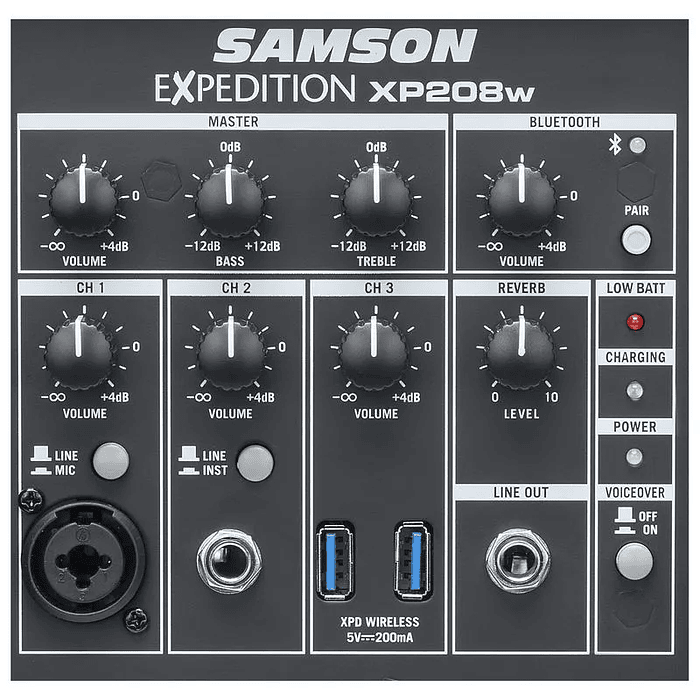 CAJA ACTIVA SAMSON XP208W  