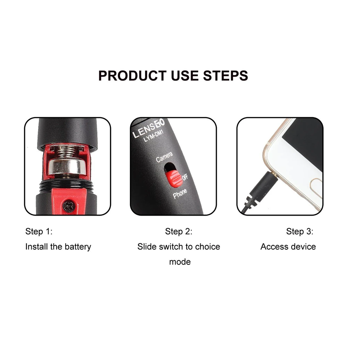 LensGo Microfono DM1 5