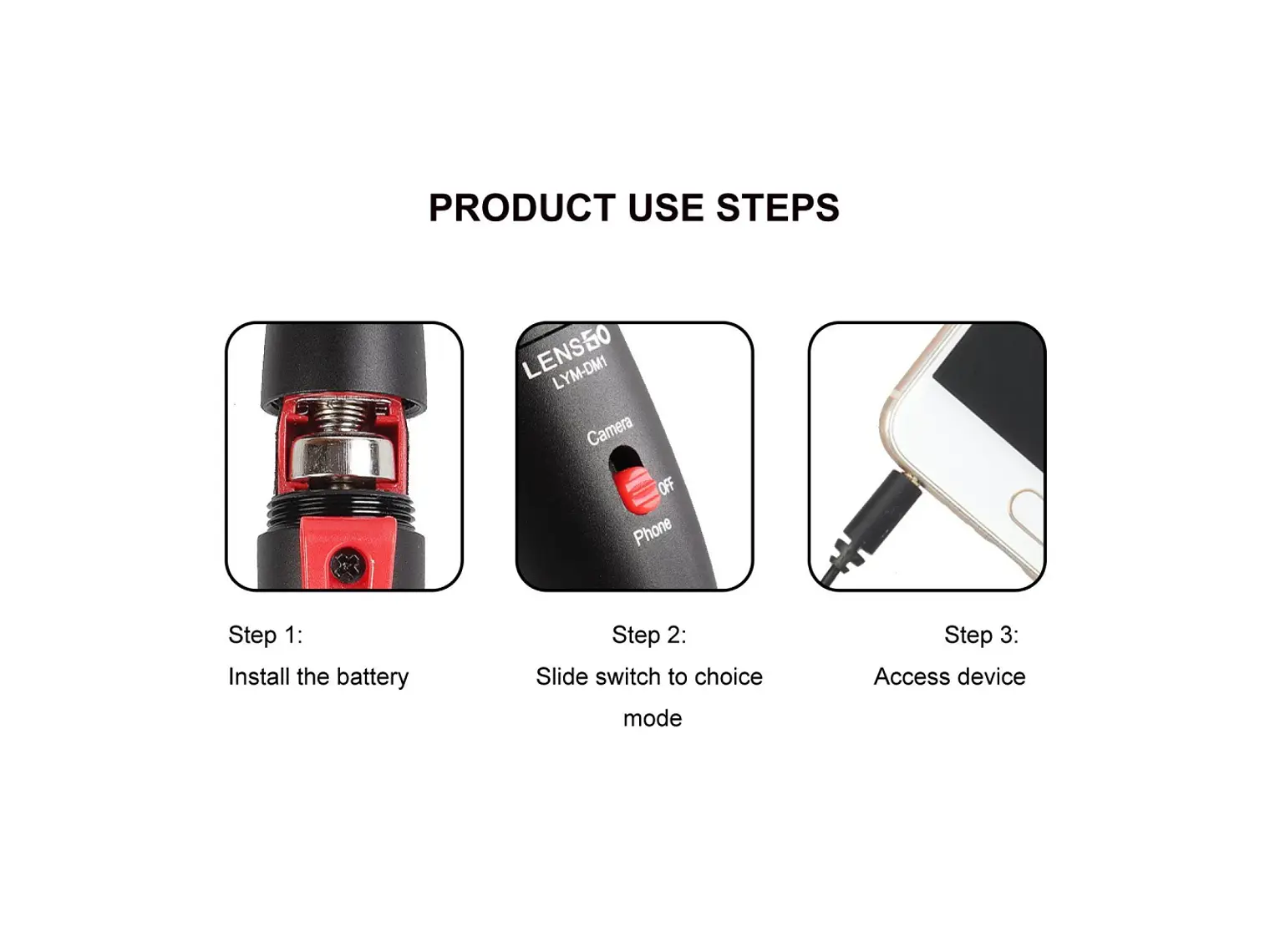 LensGo Microfono DM1 5