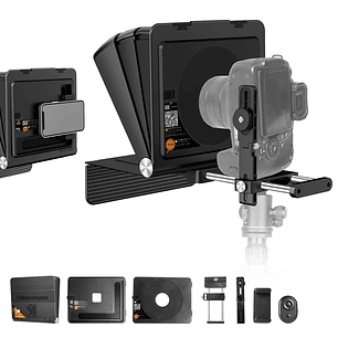 LensGo Telepromter portatil compatible con camara y telefono TC7II
