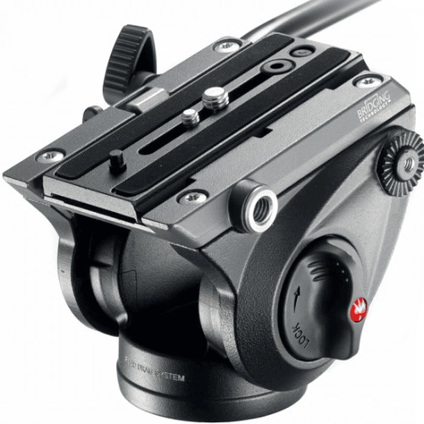 Cabezal Manfrotto MVH500AH Video Fluido Flat Base 