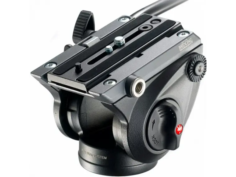 Cabezal Manfrotto MVH500AH Video Fluido Flat Base  2