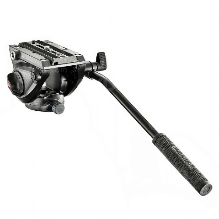 Cabezal Manfrotto MVH500AH Video Fluido Flat Base  1
