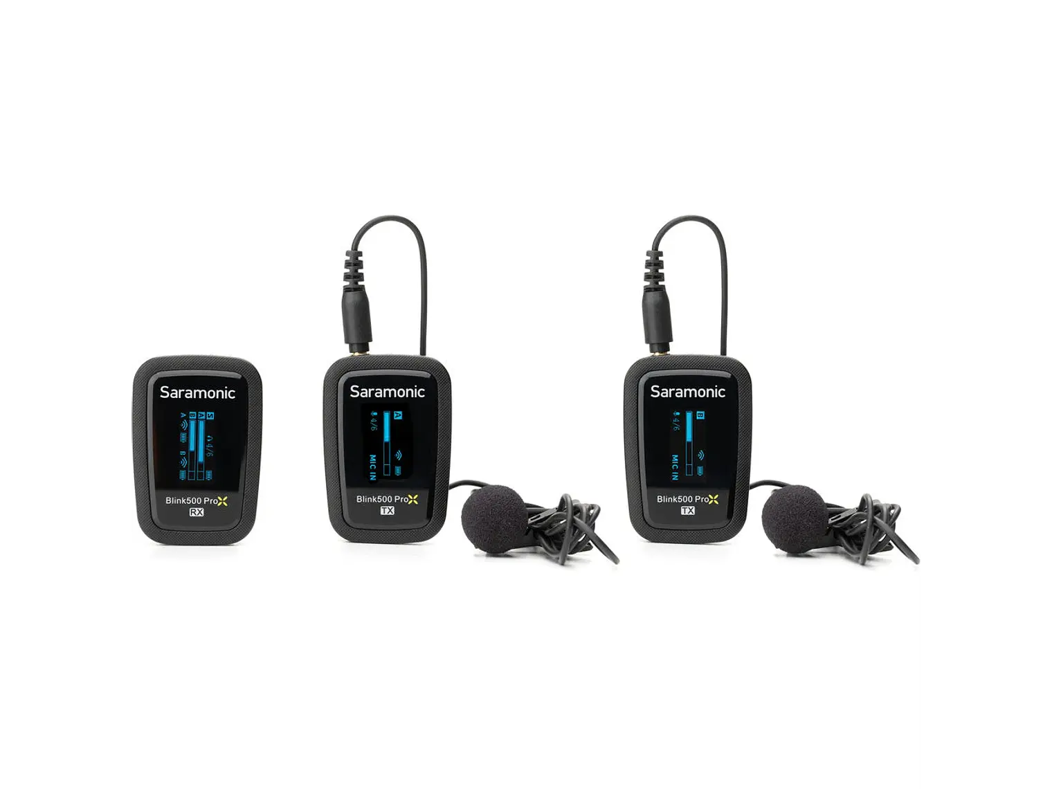 Saramonic Blink 500 Pro X B2 Sistema de Micrófono Inalámbrico Profesional, 2 transmisor y 1 receptor. 1