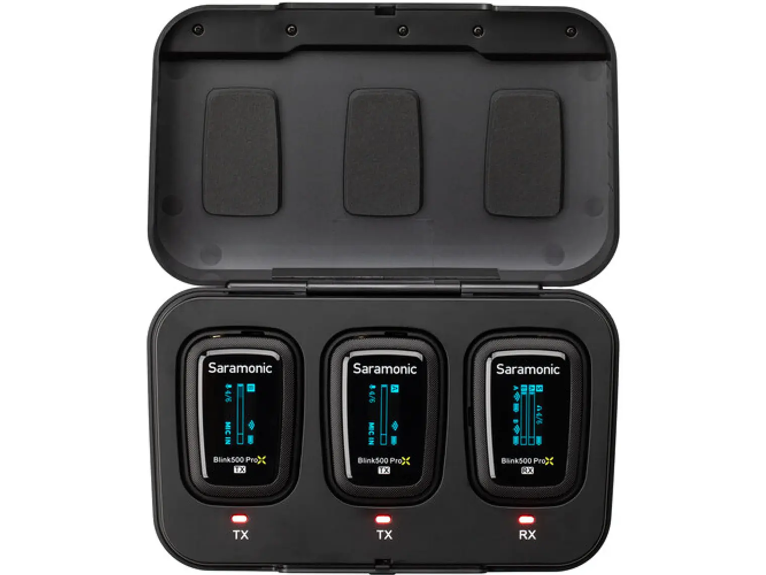 Saramonic Blink 500 Pro X B2 Sistema de Micrófono Inalámbrico Profesional, 2 transmisor y 1 receptor. 3