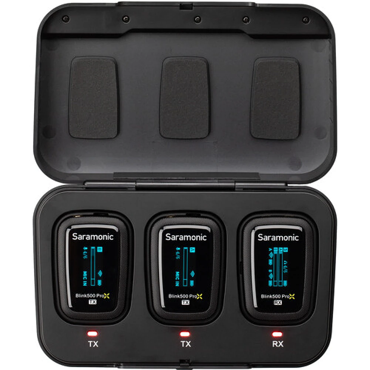 Saramonic Blink 500 Pro X B2 Sistema de Micrófono Inalámbrico Profesional, 2 transmisor y 1 receptor. 3