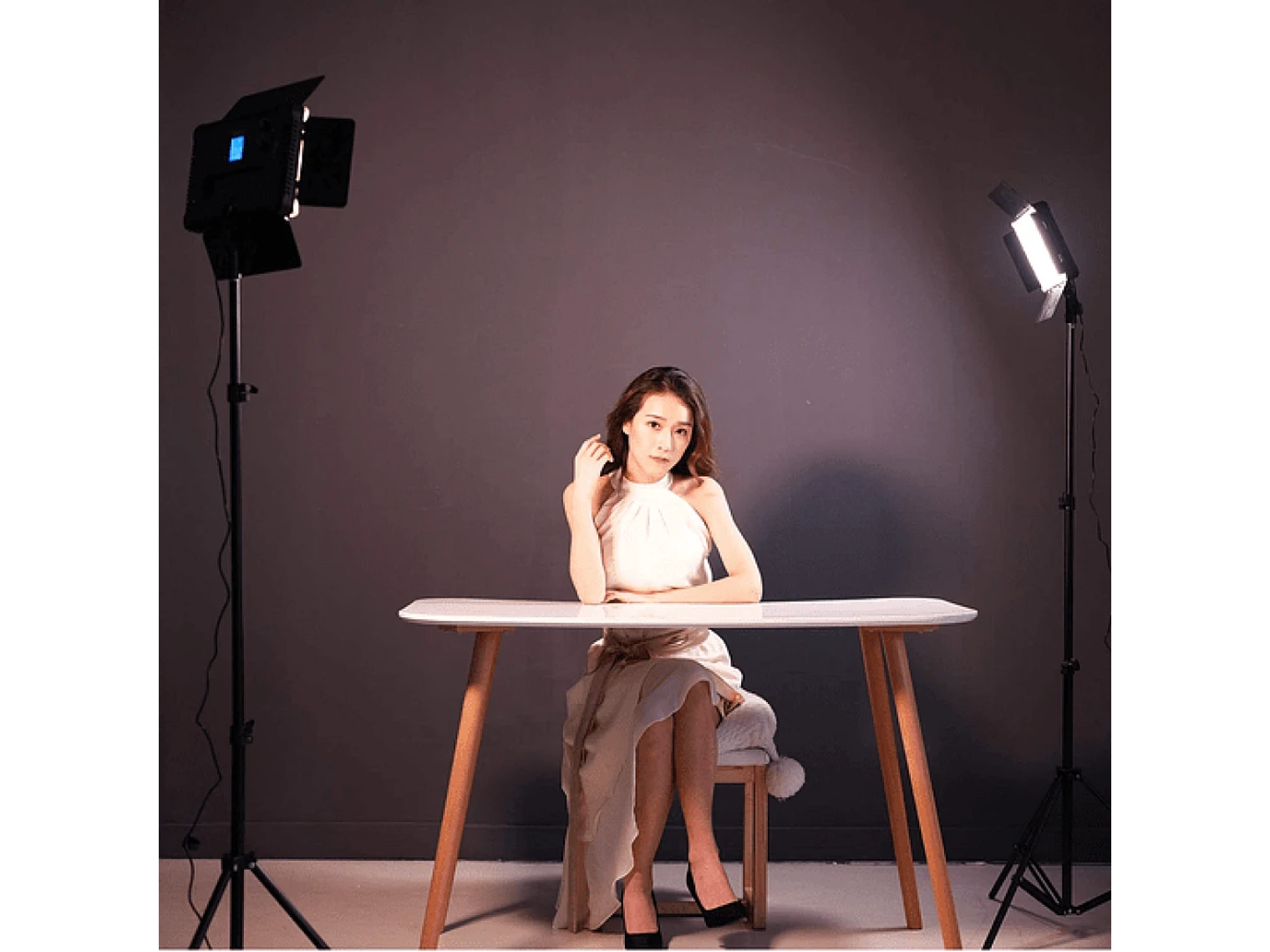 Viltrox VL-192T kit de 3 Luces Led 45W CRI+95 6