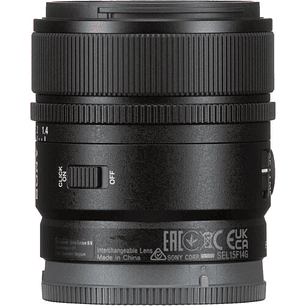 Lente Sony  E 15 MM F1.4 G