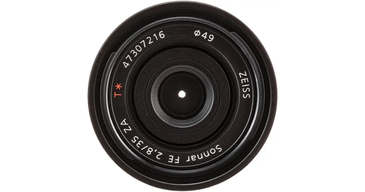 Lente Sony Sonnar T* FE 35mm F2,8 ZA