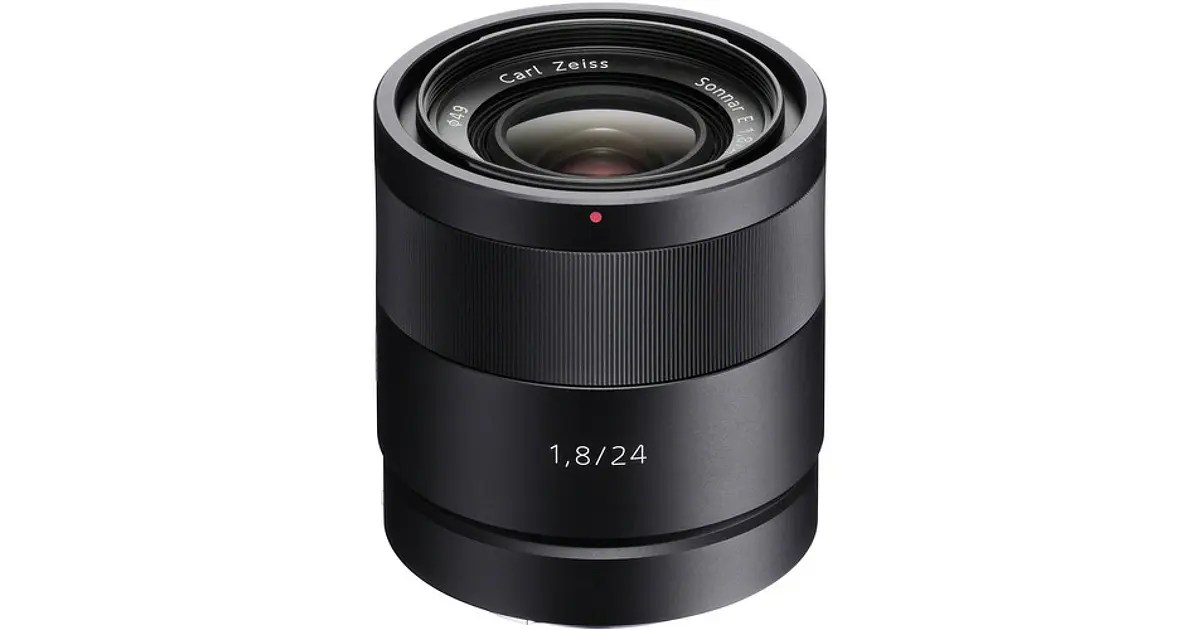 Lente Sony Sonnar T* E 24mm F1,8 ZA