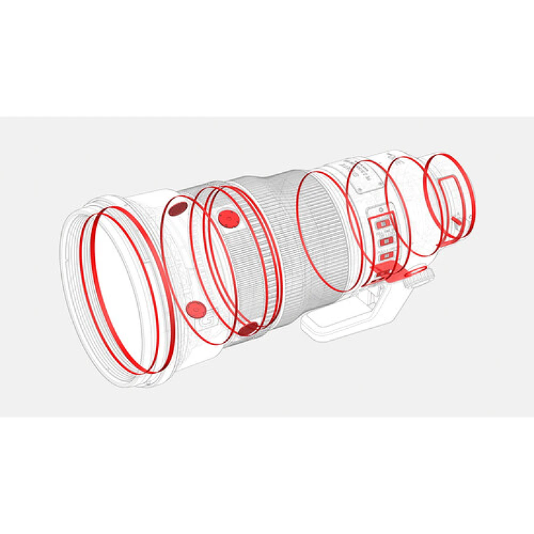 Lente Sony  FE 300mm F2.8 GM OSS 8