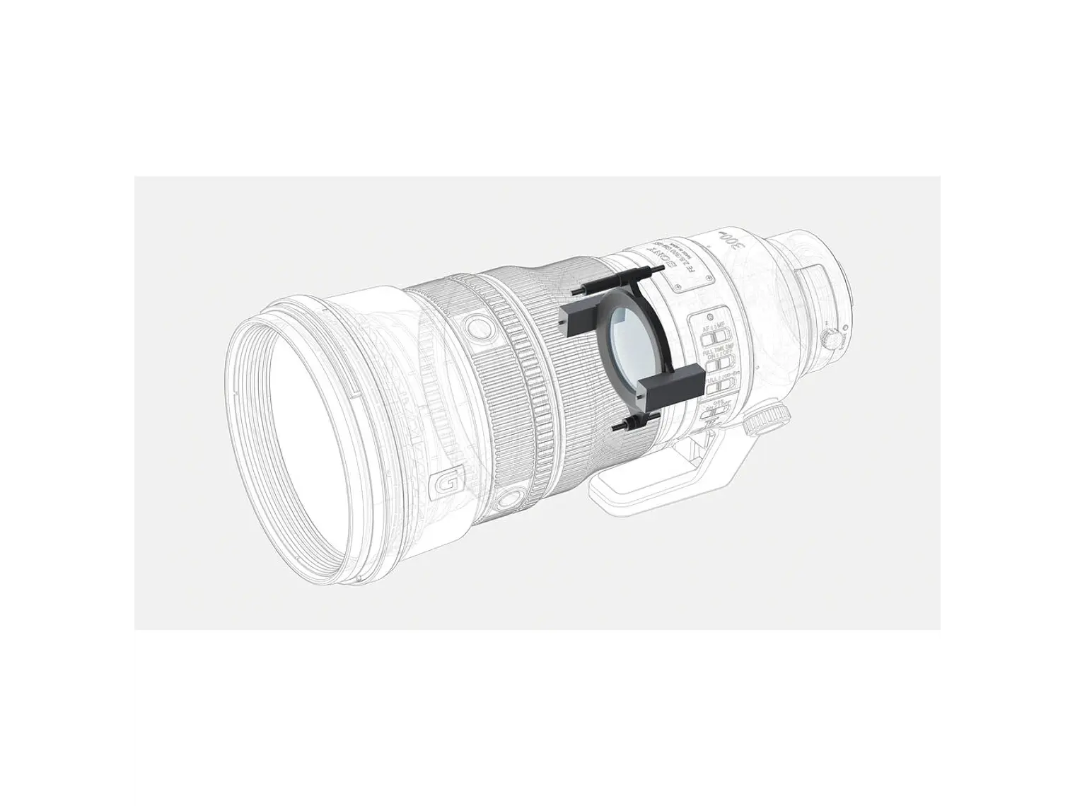 Lente Sony  FE 300mm F2.8 GM OSS 10
