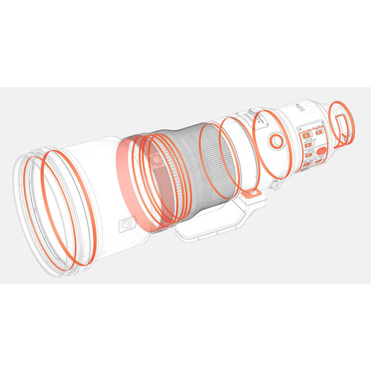 Lente Sony  FE 600mm F4 GM OSS 7