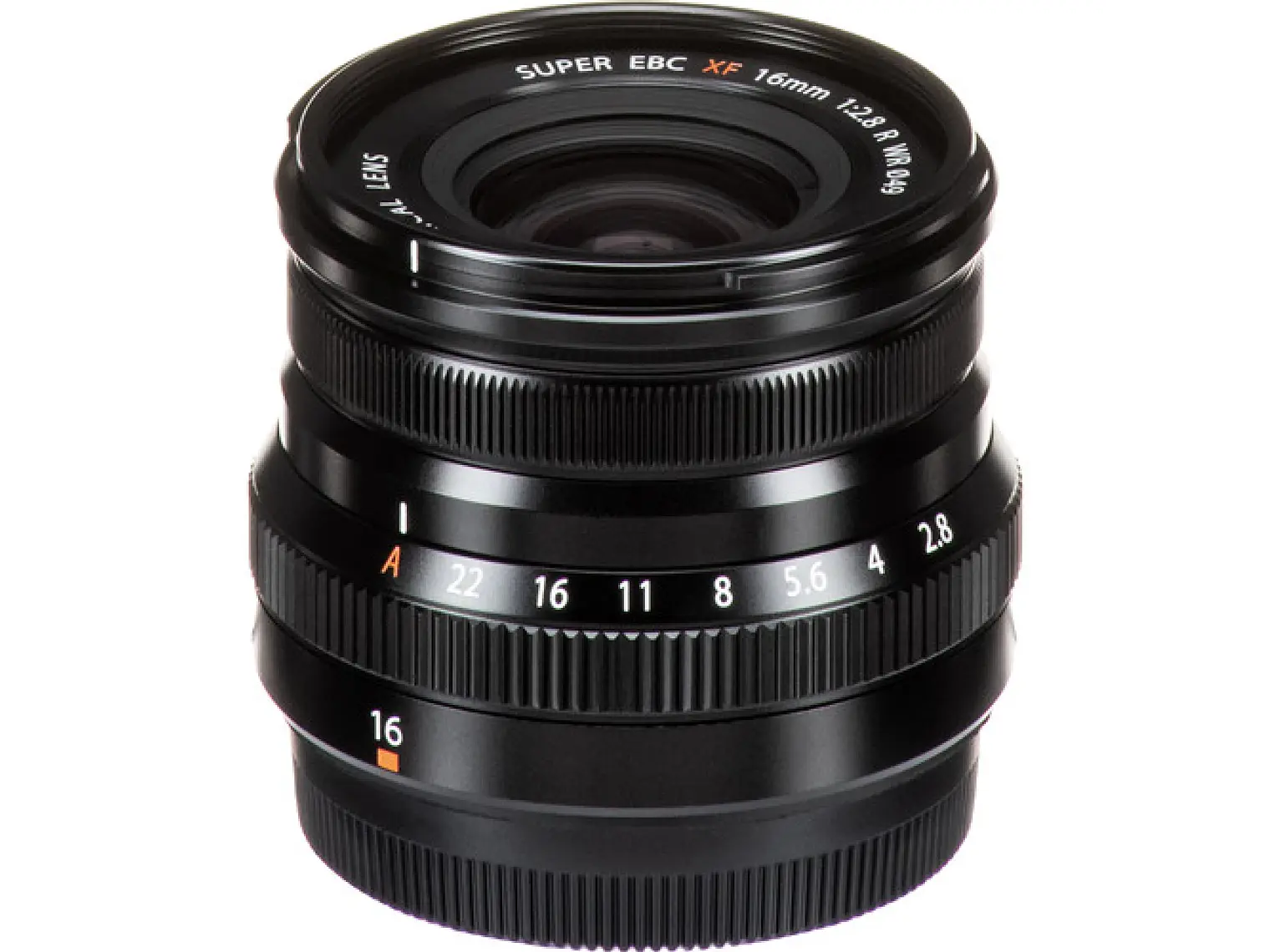 Fujifilm XF  16mm F2.8 R WR Black 1