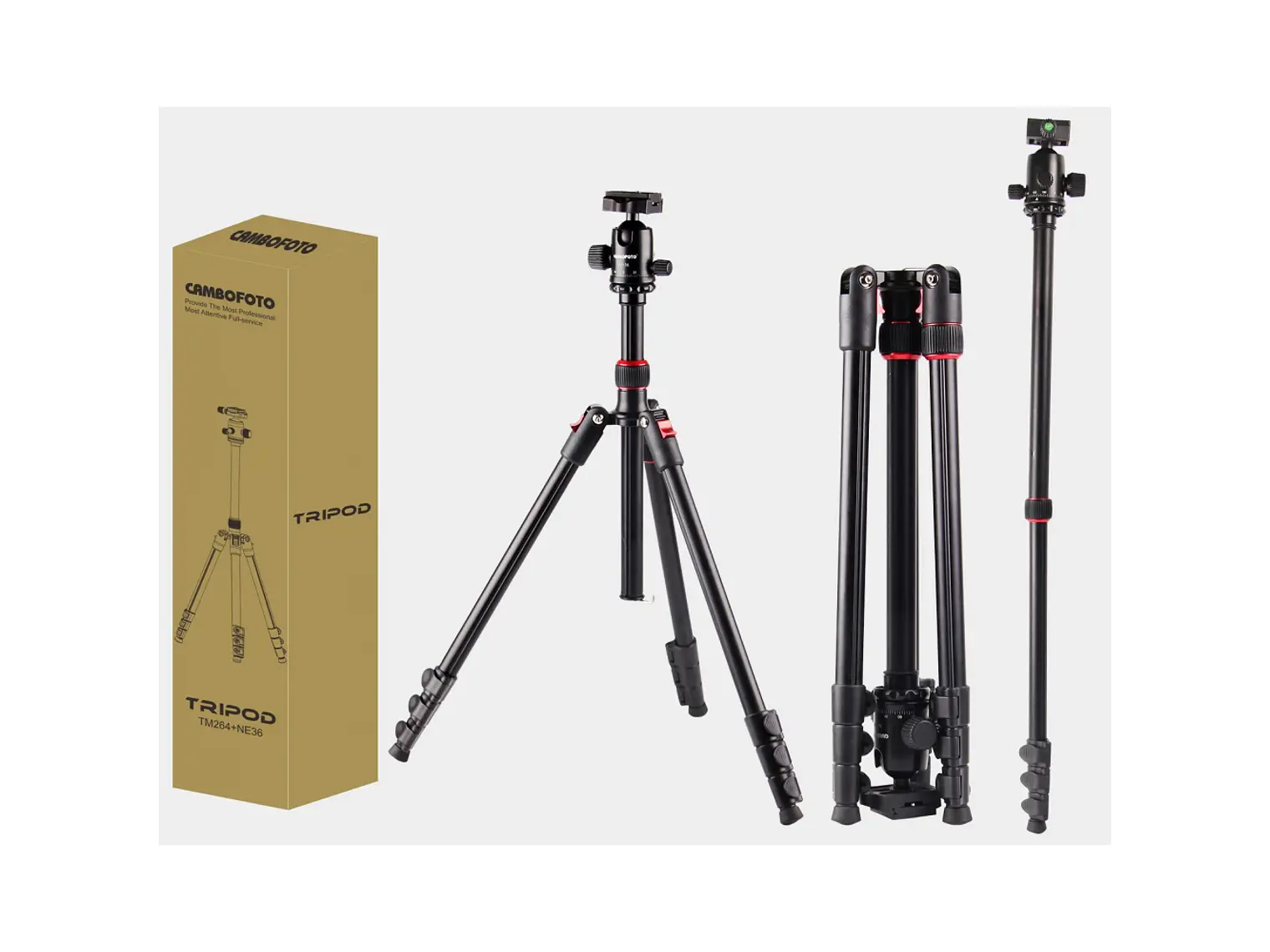 Cambofoto Tripode TM264+NE36 1