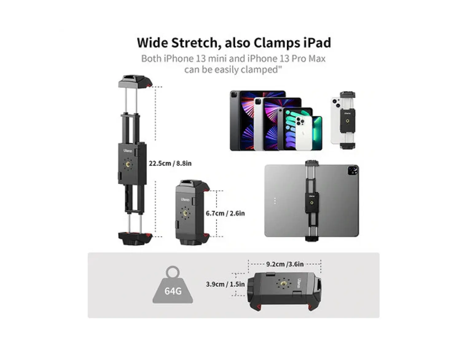 Ulanzi ST-29 Soporte para Smartphone y tablets 3