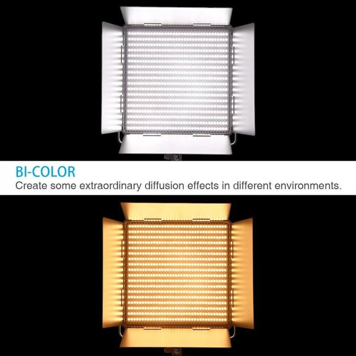 Viltrox VL-D60T Kit de 2 Luces LED 60W CRI +95 6