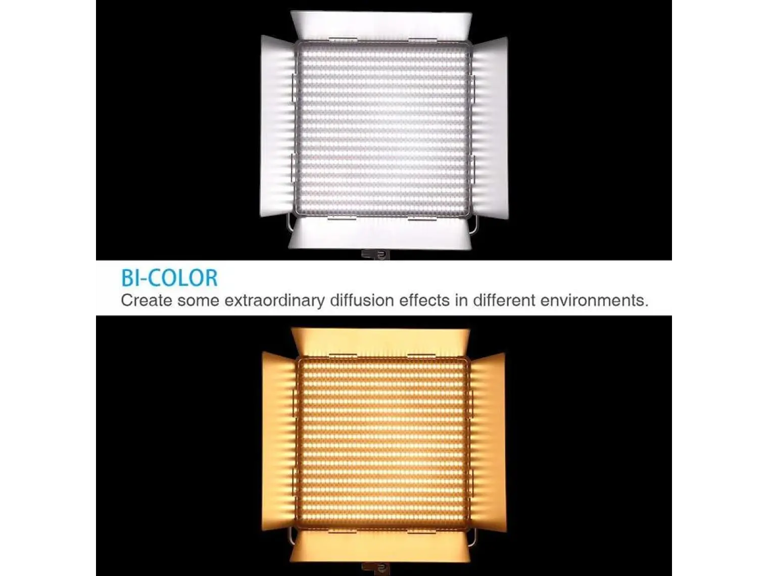 Viltrox VL-D60T Kit de 2 Luces LED 60W CRI +95 6