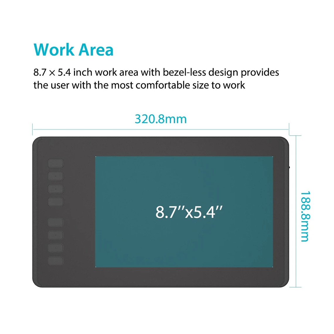 HUION PEN TABLET INSPIROY H950P 4
