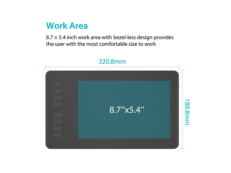HUION PEN TABLET INSPIROY H950P 4