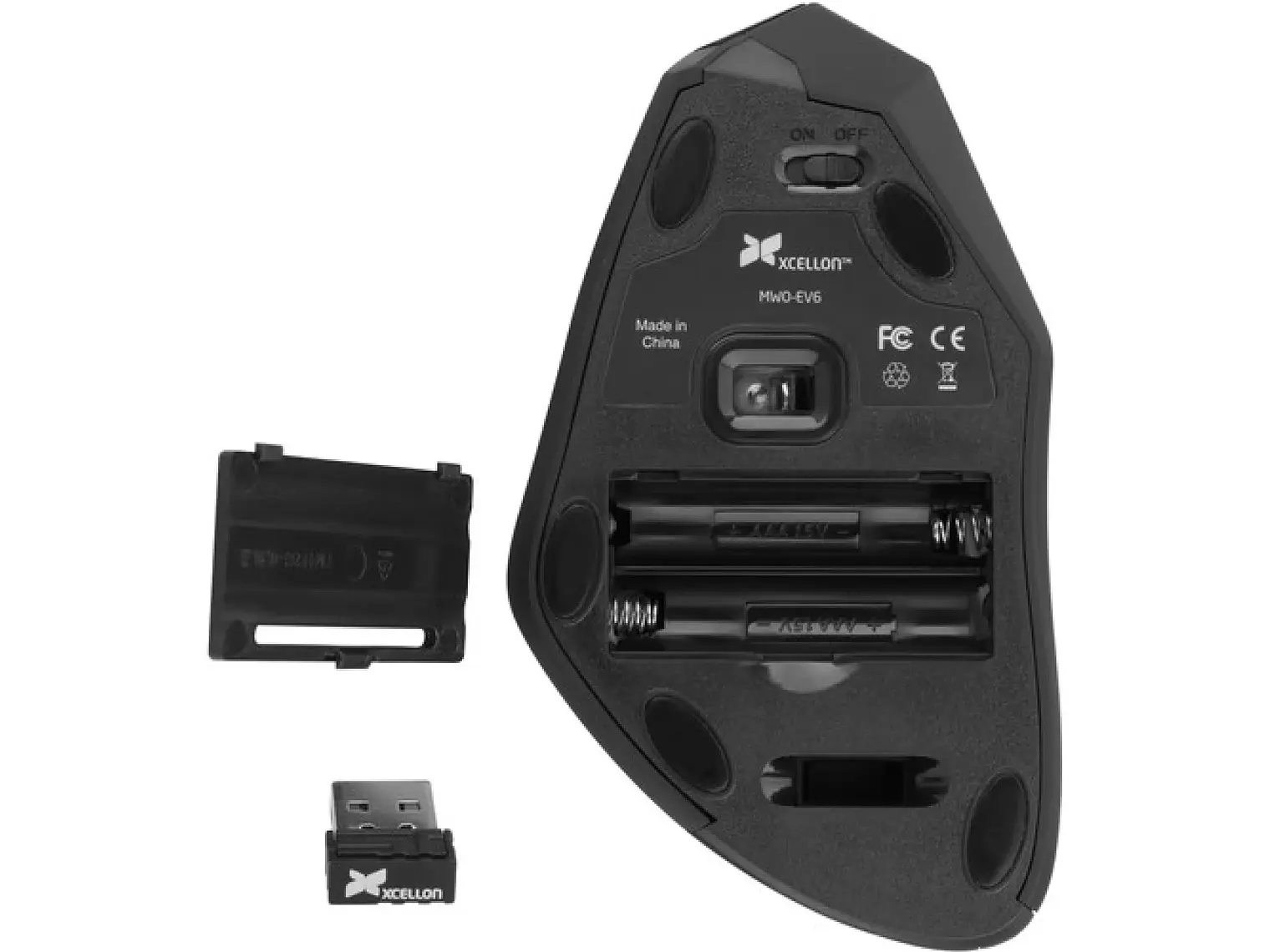 Xcellon  Mouse Ergonomico MWO-EV6 Wireless  5